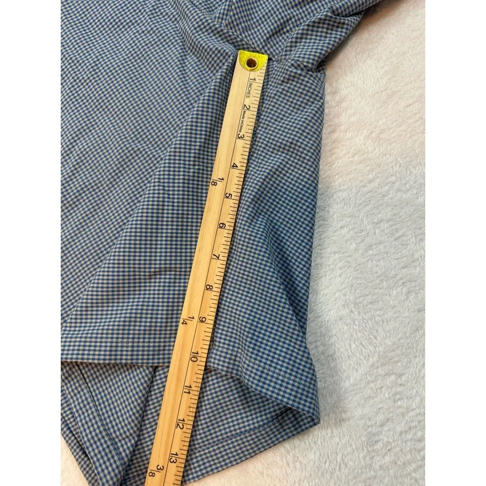 Adidas Blue Plaid Golf Shorts Mens Size 38‎